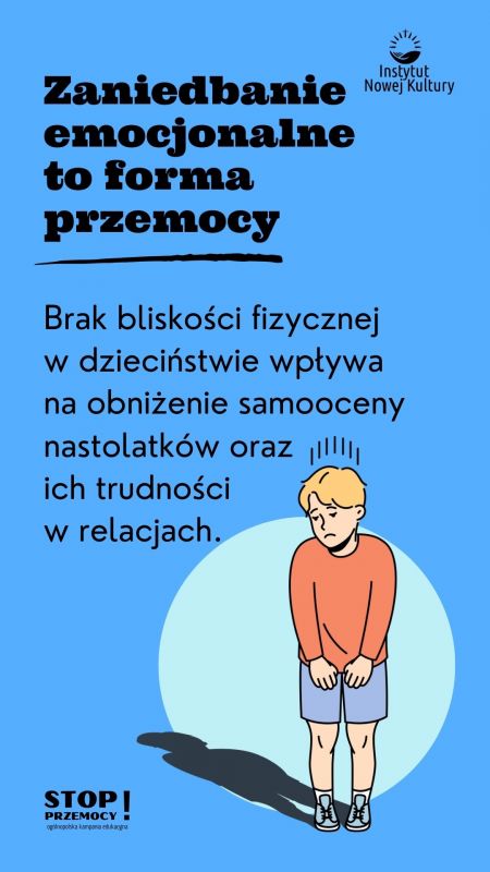 dziecko na&nbsp;niebieskim tle, przemoc