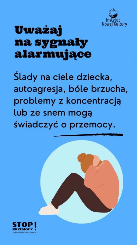 kobieta na&nbsp;niebieskim tle, przemoc